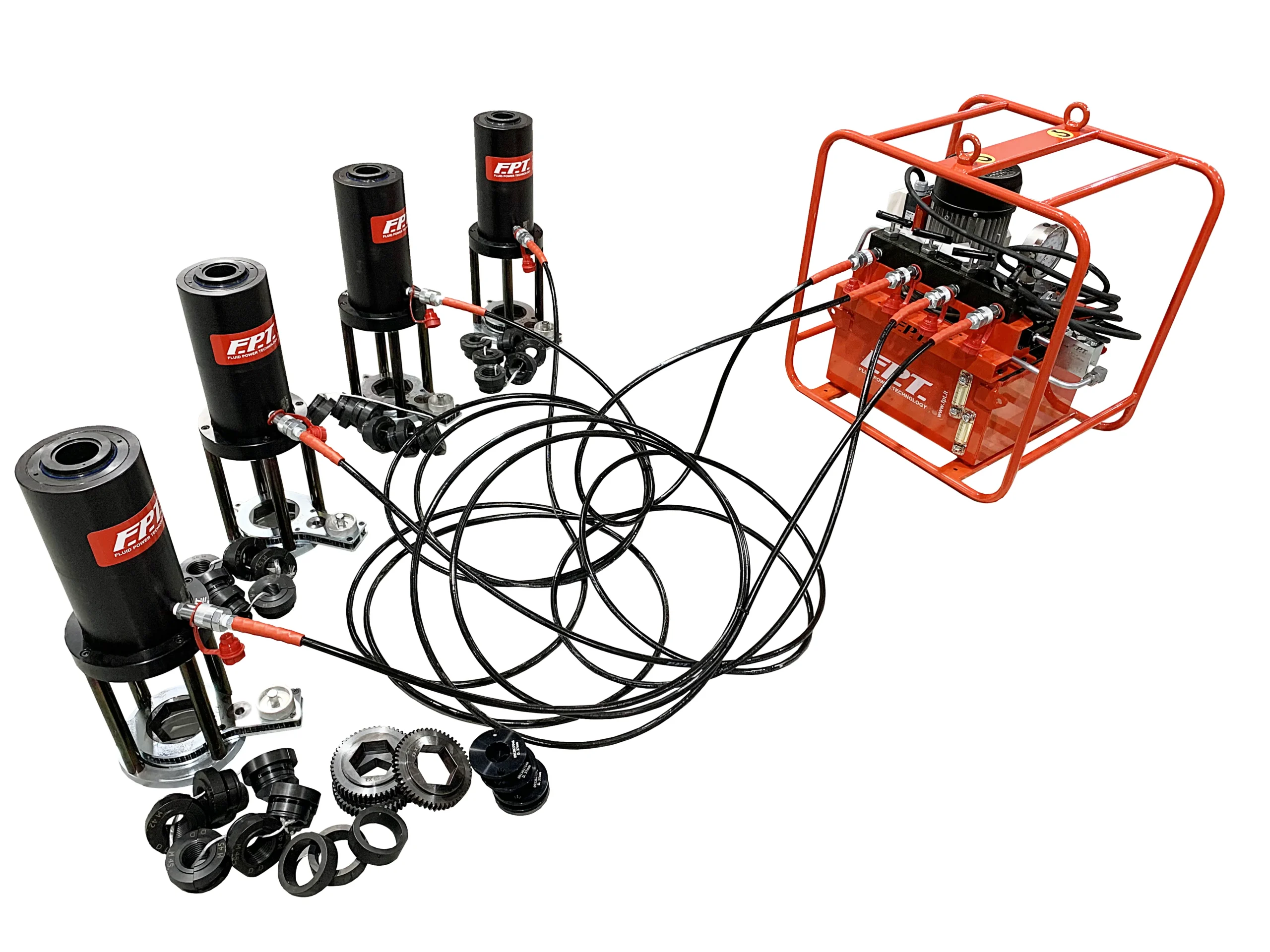 9. Tightening tool for plate heat exchangers Hydrauliczne narzędzia do skręcania płytowych wymienników ciepła